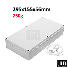 Hộp Nhựa Kỹ Thuật Chống Nước 295*155x56mm Trắng