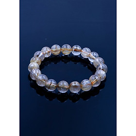 Vòng thạch anh tóc vàng by Anqlo Lusso 10mm-3A