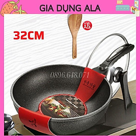 Mua Chảo Đá Chống Dính Lòng Sâu Bếp Từ Có Nắp Rán Xào Đa Năng Đá Sâu Coopia Hàn Quốc Dùng Mọi Loại Bếp