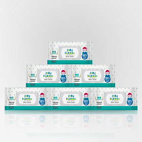 Combo 6 gói khăn ướt Jelly Bubble 80 miếng: