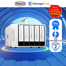 Mua Thiết bị lưu trữ DAS TerraMaster D5 Thunderbolt 3 5-bay Hàng chính hãng