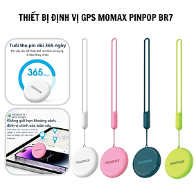 Mua Định vị GPS Sothing Momax Pinpop BR7 giúp theo dõi ô tô  xe máy  trẻ em  đồ vật  thú cưng  hỗ trợ ap Find My- Hàng chính hãng