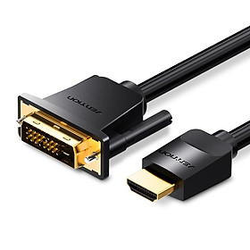 Cáp chuyển đổi HDMI ra DVI Vention dài 1,5m ABFBG - Hàng Chính Hãng