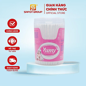[12 Hộp] Tăm bông trẻ em YUMY baby hộp vát size M [TB01-027] hộp 160 chiếc
