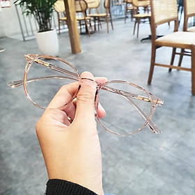 Gọng kính cận nam nữ nhựa dẻo dáng tròn Lani 513