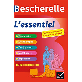 Hình ảnh Sách tham khảo tiếng Pháp: Bescherelle L'Essentiel - Tout-En-Un Sur La Langue Francaise