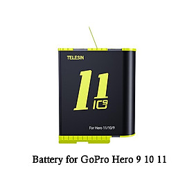 Sạc dự phòng TELESIN 10000mAh mạnh mẽ cho GoPro11 hero 11 10 9 cho GoPro 8 7 6 5 Sạc nhanh Pin ngoài Sạc dự phòng di động