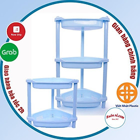 Kệ góc tam giác 2 tầng, 3 tầng Việt Nhật , Kệ để đồ phòng tắm, nhà bếp, đựng gia vị đa năng -Buôn rẻ 01405