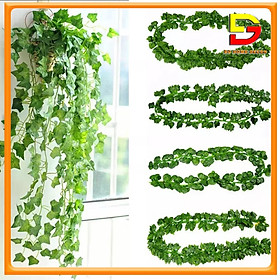 Mua Chùm Lá Giả Treo Tường Cây Giả Thường Xuân Decor Trang Trí Nhà Cửa Dài 90cm DG-152