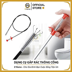 Mua Que Gắp Rác  ️S Home️ Que Thông Tắc Bồn Rửa  Que Thông Cống  Bồn Cầu  Lavabo Thần Thánh Tiện Lợi  Dễ Dàng - SH17
