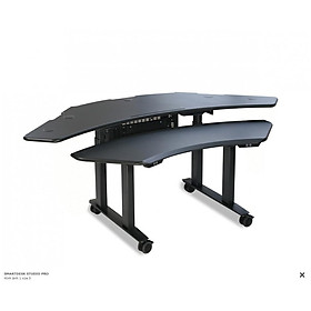 Mua Bàn phòng thu Smartdesk Studio Pro Plus - Đen - 1m90 x 1m   cong 90 độ   Ôm màn hình