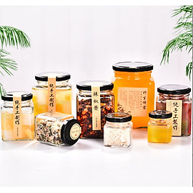 Mua Hũ Thủy Tinh Vuông Nắp Thiết