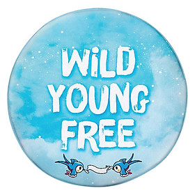 Gối tròn Wild young free - GOTE145