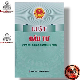 Sách - Luật đầu tư (NXB Lao Động)