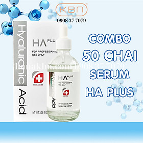 Combo 50 Chai Serum HA Plus 100ml - Xuất Xứ Hàn Quốc - Cấp Nước, Dưỡng Ẩm, Căng Bóng Da (Chính Hãng)