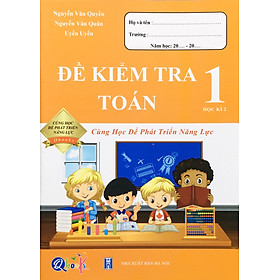 [Download Sách] Qb - đề kiểm tra toán 1/2 - cùng học để phát triển năng lực