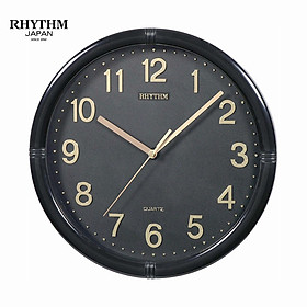 Mua Đồng hồ treo tường Nhật Bản Rhythm CMG434NR02 Kt 28.0 x 4.3cm  580g Vỏ nhựa. Dùng Pin.