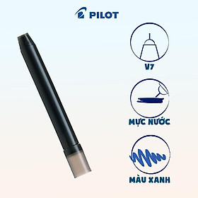 Ruột bút Pilot mực nước Hi-Tech V5/V7 Cartridge System mực xanh