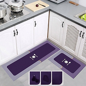 Mua Bộ 2 Tấm Thảm Bếp Silicon Thấm hút Nhanh   Chống Trơn Trượt. 40*60*120cm giao màu ngẫu nhiên