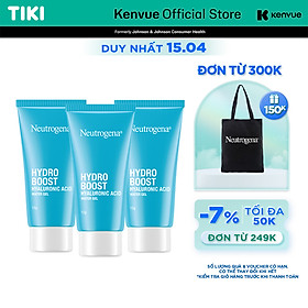 Combo 3 Kem Dưỡng Ẩm Cấp Nước Neutrogena Hydro Boost Water Gel Mini 15gx3