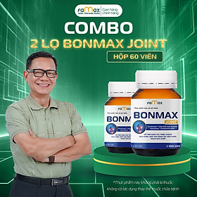 [FAMAX] Combo 2 hộp 60 viên uống hỗ trợ xương khớp Bonmax Joint - Giúp giảm đau, viêm khớp