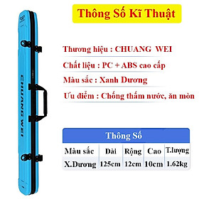 Túi đựng cần câu cá ChuangWEi chất liệu ABS Chống Thấm Nước Chuyện Dụng Câu Đơn , Câu Đài Cao Cấp TC-15