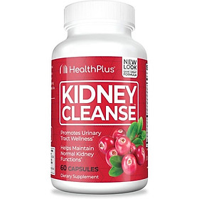 Kidney Cleanse | Detox Thải Độc - Sạch Thận, Công thức thảo dược, vitamin và khoáng chất giúp duy trì đường tiết niệu khỏe mạnh và hỗ trợ chức năng tuần hoàn máu Chai 60 Viên nang