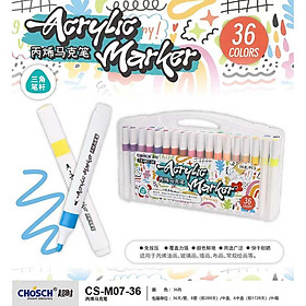 Hộp 36 Cây Viết Màu Vẽ Acrylic CS-M07-36