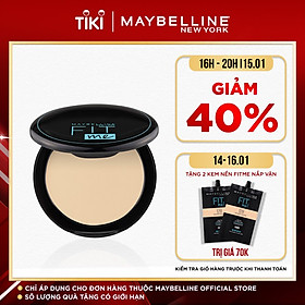 Phấn Nền Kiềm Dầu Chống Nắng 12H SPF 28 PA+++ Mịn Lì Lâu Trôi Fit Me Maybelline New York Compact Powder 6g