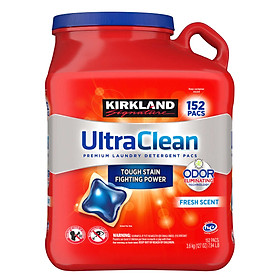 Viên Giặt Kirkland Signature Ultra Clean 152 Viên Của Mỹ - Mẫu mới
