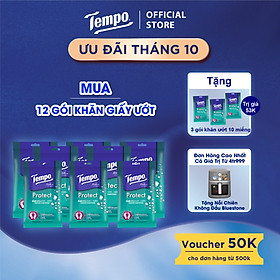 Khăn ướt cao cấp Tempo Wet Wipes - Diệt khuẩn 99% - Thương hiệu Đức