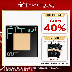Phấn Phủ Mịn Nhẹ Kiềm Dầu Fit Me Matte Poreless Powder Maybelline New York 8.5g