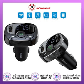 Mua Tẩu sạc ô tô Baseus S13 sạc nhanh QC 4.0   PD 36W Max cho điện thoại   Bluetooth 5.0 tích hợp FM  thẻ nhớ TF SD  USB x2 - Hàng Chính Hãng