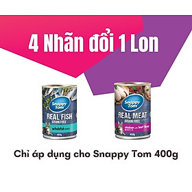 Pate Snappy Tom Real Fish - Pate Cho Mèo Mọi Lứa Tuổi Lon 400g