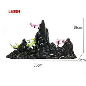 Mua Mô Hình Núi Đá Hòn Non Bộ Giả Sơn  Tượng Phật  Chùa Tháp  Lâu Đài Hoang Trang Trí Bể cá Mini Nhiều Mẫu Lựa Chọn