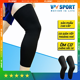 Bó Gối Dài Chính Hãng, Băng Gối Dài Thể Thao Ôm Cơ Glofit VN030A | Long Knee Sleeves Glofit VN030A (1 Chiếc)