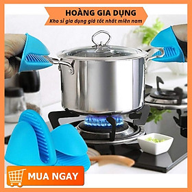 Nhấc Nồi Chống Nóng Silicon Bắc Nồi Nóng Siêu Bền 1 Cặp H125