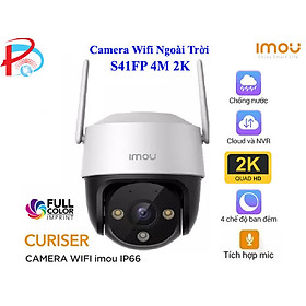 CAMERA WIFI IMOU CRUISER SE IPC-S41FP 4M 2K XOAY ĐỘ, TÍCH HỢP ĐÈN CHIẾU SÁNG, CÓ MÀU BAN ĐÊM - HÀNG CHÍNH HÃNG