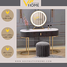 Mua Bàn trang điểm  bàn phấn kèm gương tích hợp đèn LED kèm nút cảm ứng thông minh và ngăn kéo để đồ tiện lợi BTD-8006