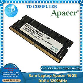 Mua Ram Laptop Apacer 16GB DDR4 3200MHz - Hàng chính hãng NetworkHub phân phối