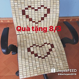 Mua Combo 2 tấm chiếu trúc lót ghế văn phòng ghe oto ghe chơi game làm quà tặng