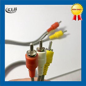 Dây cáp AV chân bông sen, kết nối đầu và tivi, amply