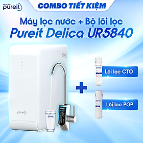 Mua  COMBO TIẾT KIỆM  Máy lọc nước Pureit Delica UR5840 và Lõi lọc CTO  Lõi lọc PGP - Hàng chính hãng