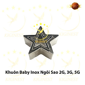 Mua KHUÔN YẾN INOX BABY NGÔI SAO 2G  3G  5G ĐẮP  SẤY VÀ ĐỊNH HÌNH TỔ YẾN- SET YẾN CHƯNG CHẤT LƯỢNG