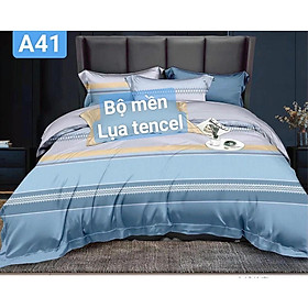 Bộ drap mền lụa Tencel / 5 món hoặc  vải nhập Hàn Quốc đỉnh cao mát , mềm mại