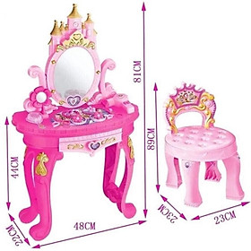 Mua Hộp Bàn Trang Điểm Lâu Đài + Ghế 11 Miếng