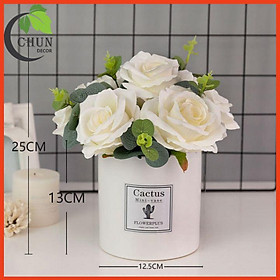 Mua Hoa Giả  Bình Hoa Cao 20-35cm Nhiều Mẫu Trang Trí Bàn  Kệ Tủ  Giá Sách
