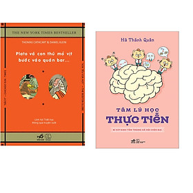 Combo 2 cuốn sách: Tâm lý học thực tiễn + Plato và con thú mỏ vịt bước vào quán bar