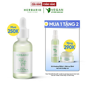 Serum rau má & diếp cá Herbario 30ml sạch mụn thuần chay