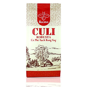 Cà phê nguyên chất Culi Robusta, cafe mộc rang xay Beemo 500g - đắng mạnh